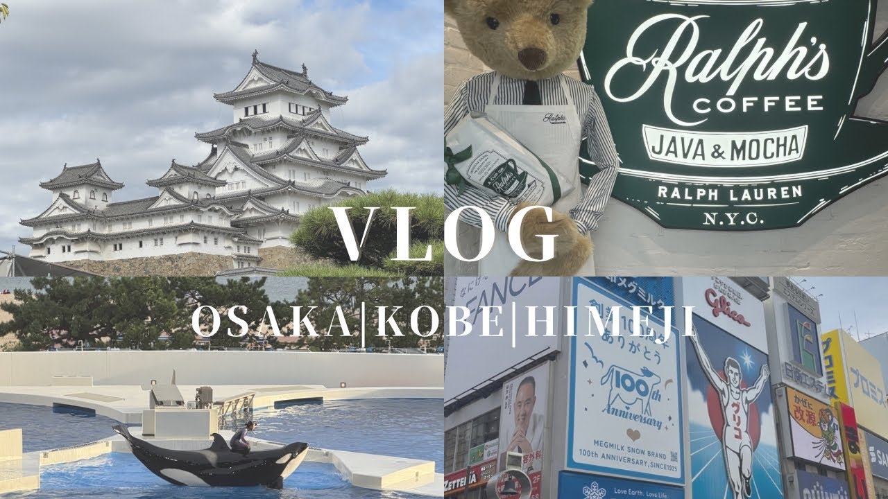 【大阪•神戸•姫路 VLOG】 一時帰国🇯🇵 | 清州在住 | 日韓夫婦 
