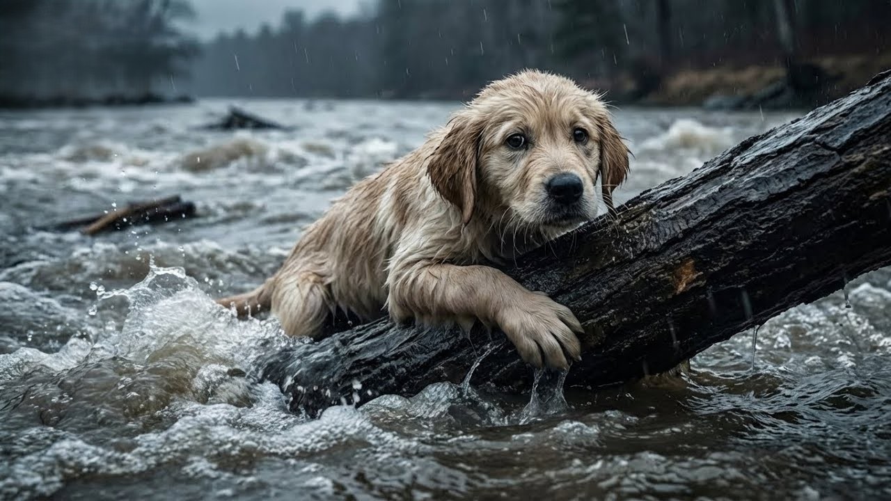 One Man Threw Him Into the River. Another Risked His Life to Save Him - Animal Rescue