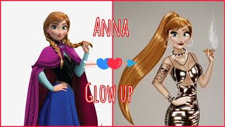 Frozen : Princess Anna Glow up into Badgirl -Disney movie Transformation @Cartoon_Lands