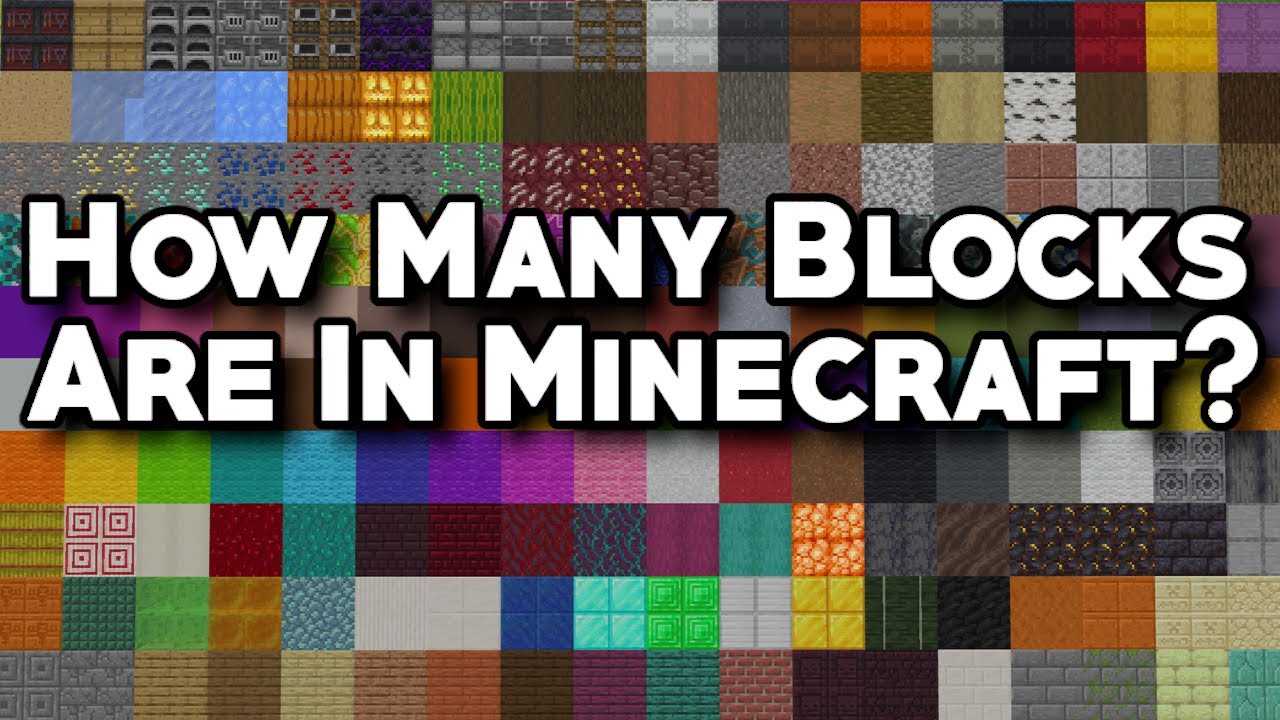 Every(placeable) block in Minecraft : r/Minecraft