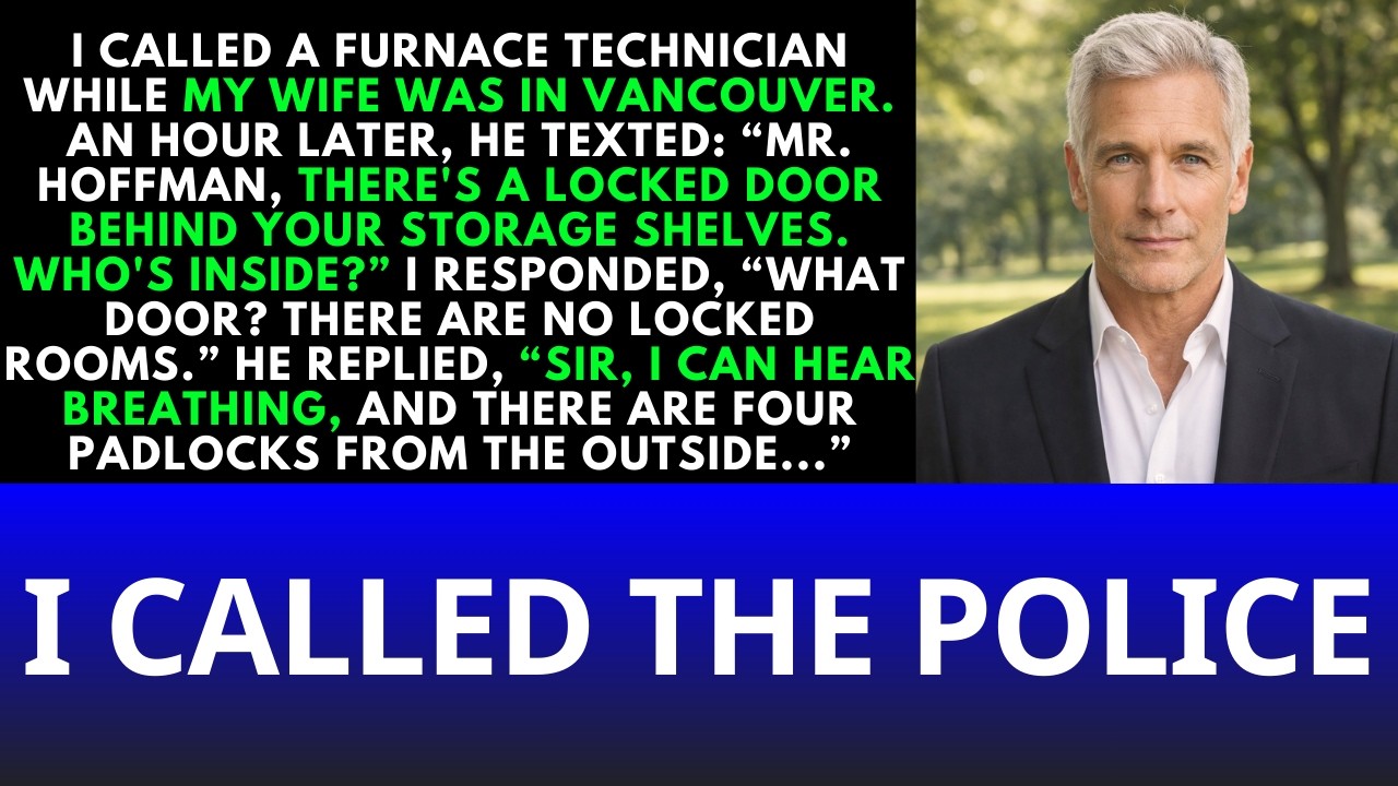 I Called a Furnace Technician While My Wife Was Away — He Texted “There’s a Locked…” Wisdom Payback.