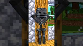 Minecraft On 1000 Ping (Wither Saves Monster School) #Minecraftanimation #Shortsminecraft