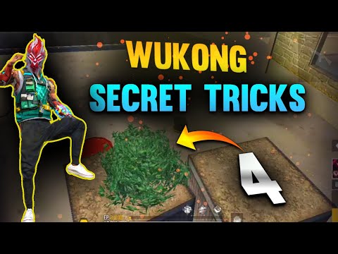 Wukong Top 4 New Secret 🤫 Tricks - Garena Free Fire