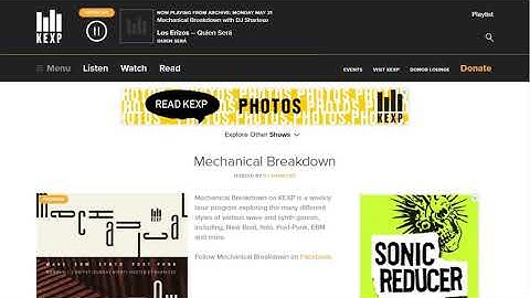 Los Erizos on Mechanical Breakdown   KEXP SEATTLE