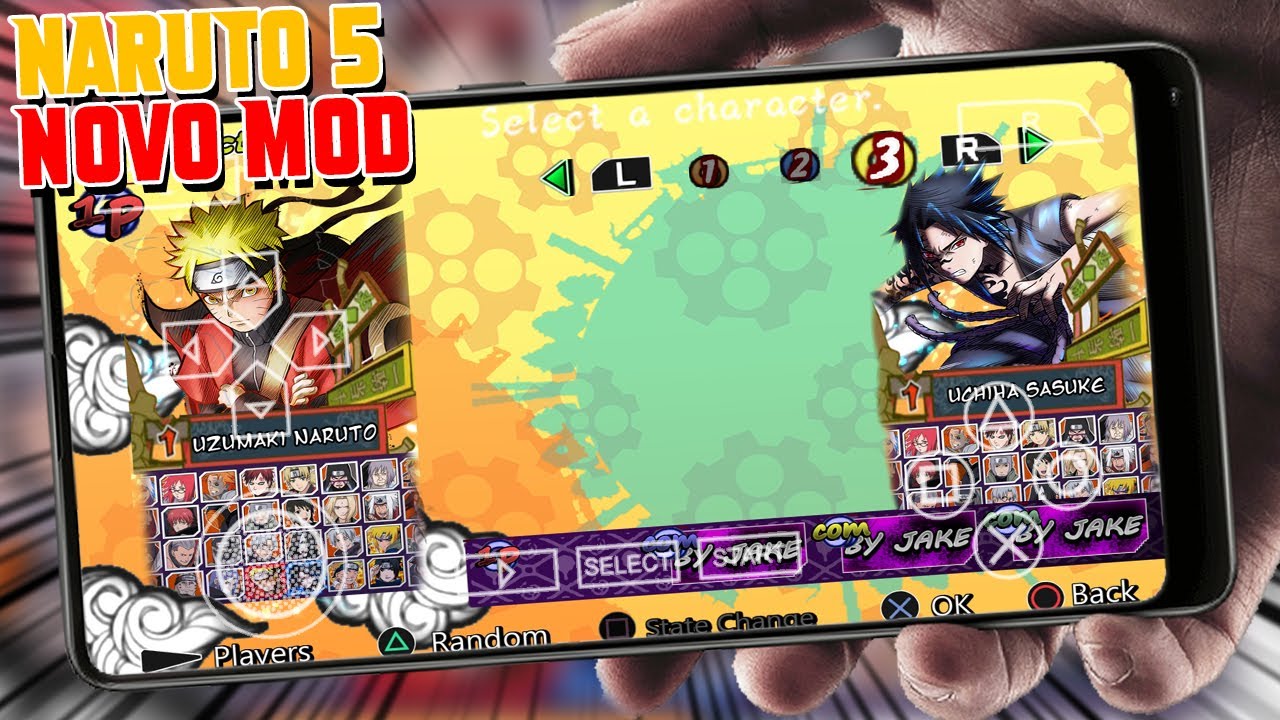 NARUTO SHIPPUDEN ULTIMATE NINJA 5 PARA PPSSPP ANDROID (MOD NSUNH3)