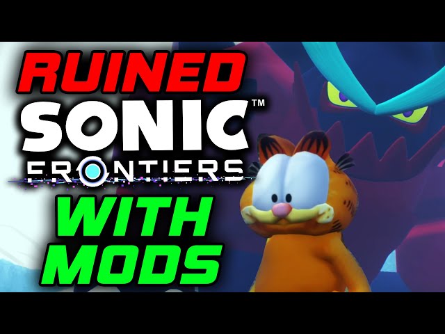 Sonic Frontiers: mod traz Garfield como protagonista do game