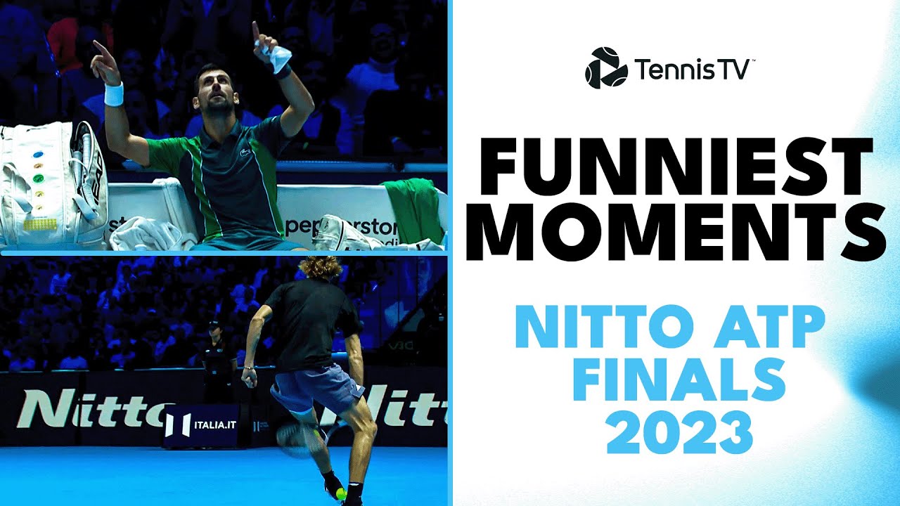 Tweener Fails, Djokovic Conducts the Crowd & Much More! | Funniest Moments Nitto ATP Finals 2023