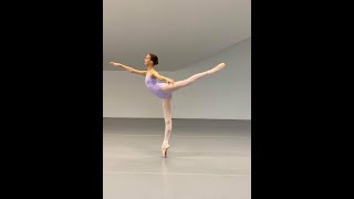 Goda Budreviciute (13) for Royal Ballet School  audition 2021