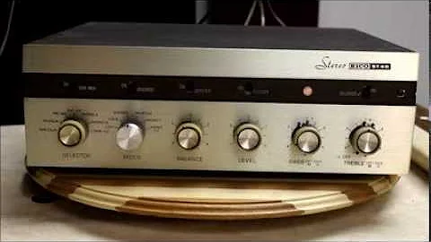 Eico ST 40 Amplifier /  HFT 90 Tuner  Demo