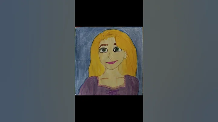 Episode 8- Sketch of Rapunzel from disney movie #disney #tangled #disneysketch #rapunzel
