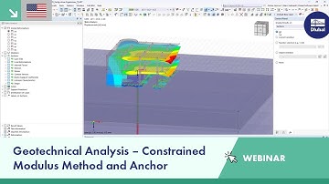 Webinar | Geotechnical Analysis in RFEM 6 – Constrained Modulus Method and Anchor
