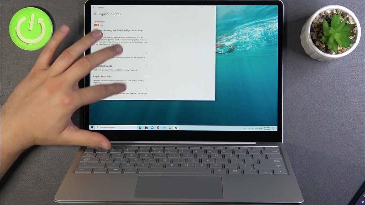How to Check Typing Insights on MICROSOFT Surface Laptop GO Spelling