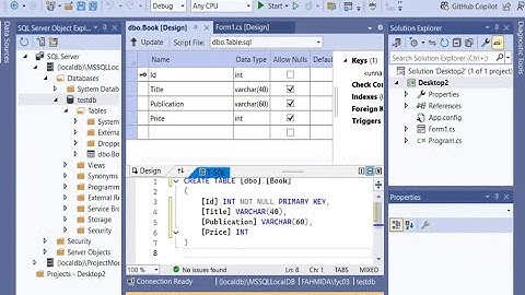 SQL server database connection with C#.NET