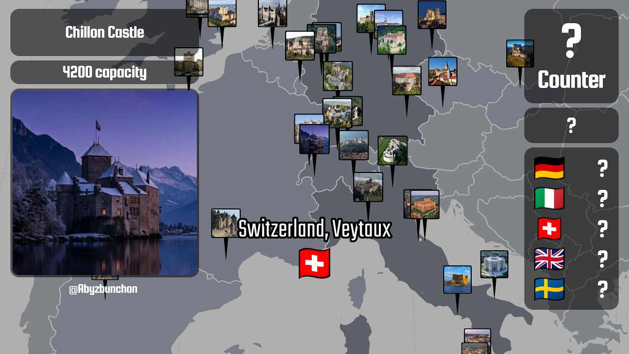 Every 2,500+ Capacity Castle in History