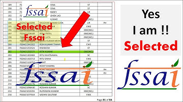My Fssai Result out 🎉🎉🎉 Why I am selected PA 🔥🔥