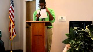 Tabernacle Of Praise Christian Church. Easter Sunday 2012. Youth Poems and Letters to God