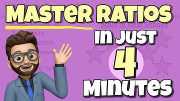 Ratios Basics in JUST 4 MINUTES! Mr. Ace Math