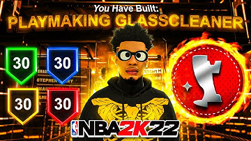 *NEW* BEST PLAYMAKING GLASS CLEANER BUILD IN NBA 2K22! BEST ISO CENTER BUILD ON NBA 2K22!