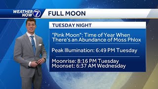 What to know about Tuesday nights pink moon