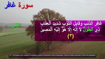 467 -(ما معنى :حَافّـين- ذي الطوْل )سورة الزمر الْآيَةَ 75 سورة غافر الاية1- 7  (Translatorمترجم)