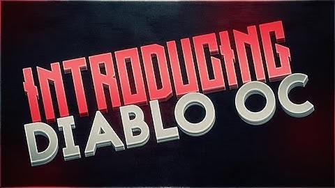 Goodbye OC ( Introducing Diablo OC ) by Weber