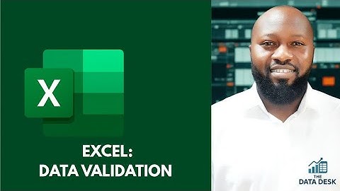 Master Data Validation in Excel | Prevent Errors & Control Data Entry