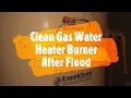 Fix Gas Water Heater After Flood