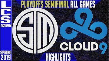 TSM vs C9 Hoogtepunten ALLE WEDSTRIJDEN | LCS Playoffs Halve finales Lente 2019 | Team Solomid vs...