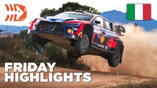 0.1 Second Battle for Win! - WRC Rally Italy 2023 Friday Highlights