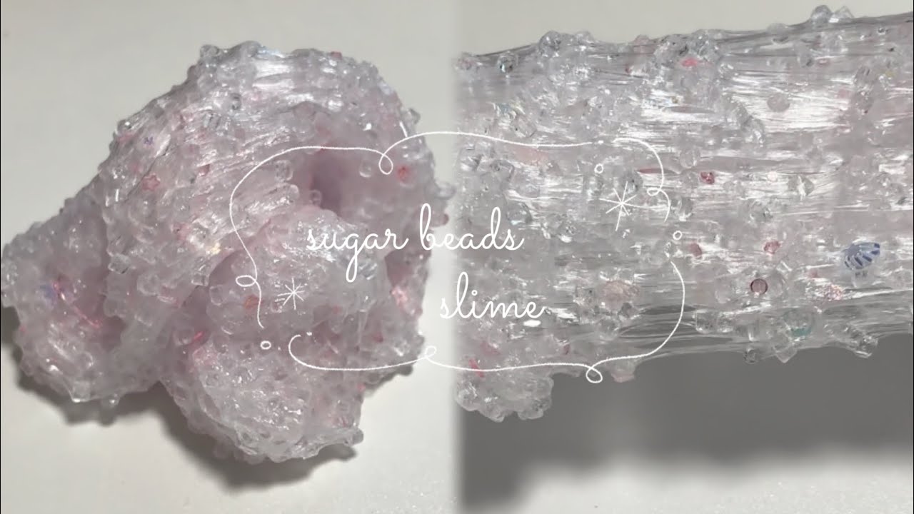 ⊹ °˖ ✧ぎっしりシュガービーズスライム‧₊˚ 𓂃౨ৎ┆slime┆asmr┆音フェチ