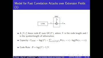 Fast Correlation Attacks over Extension Fields, Large unite Linear Approximation and Cryptoanalysis