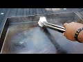 22 Inch Blackstone Griddle seasoning process.