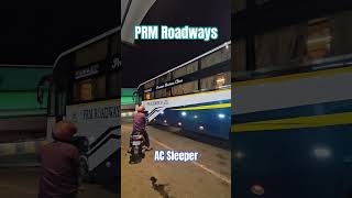 PRM Roadways Omni Bus Stand #travel #bus #youtubeshorts #gandhipuram #nightlife #trending