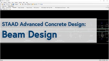 STAAD Advanced Concrete Design: Beam Design