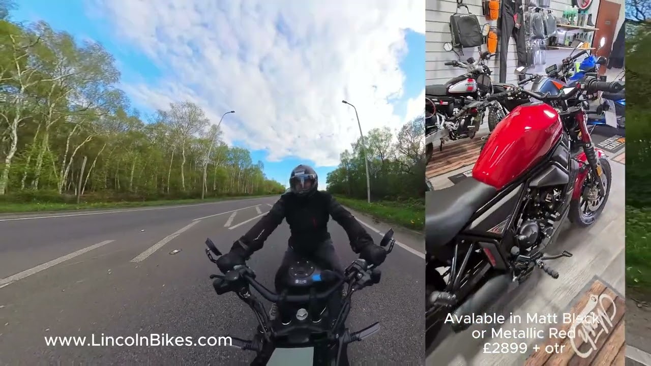 ZT125 Cruiser - Take a ride with Fin and the Zontes ZT125-C #zontes #125cc #lincolnbikes #motorbike