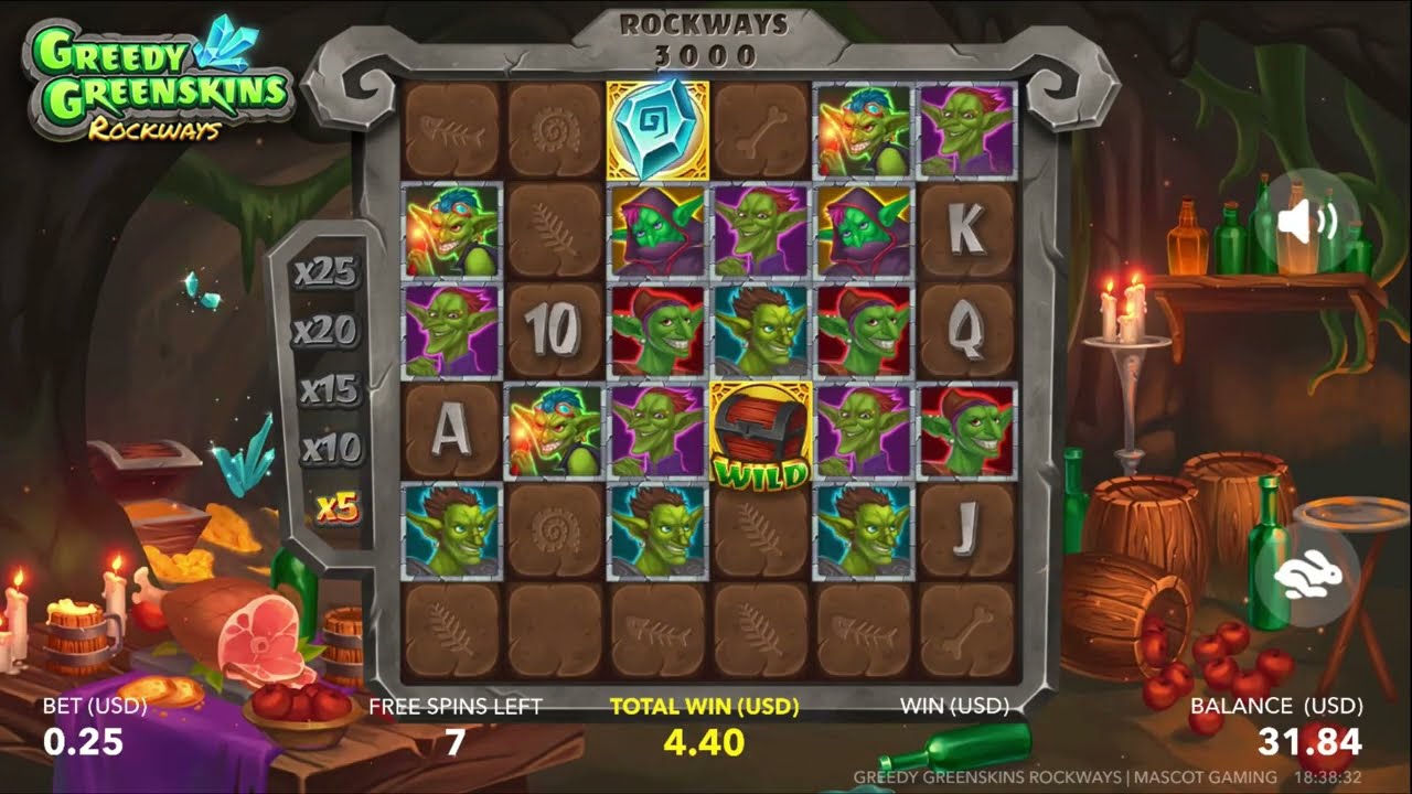 Greedy Greenskins Rockways Slot Review | Free Play video preview