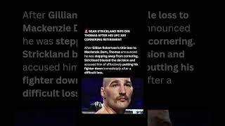 Sean Strickland calls out Din Thomas