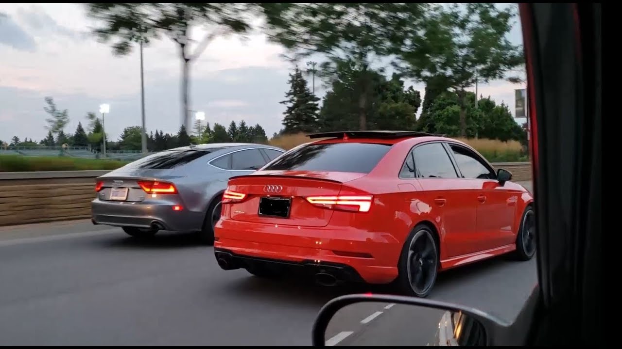 Audi Rs3 Ripping And Launch Control Youtube