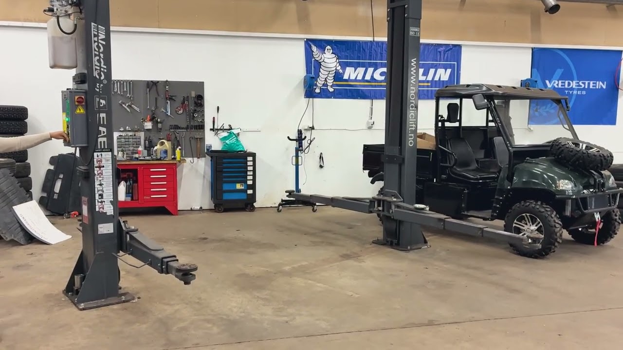 Tvåpelarlyft 5000 kg Nordiclift