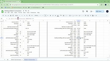 How to Convert Hand Knitting Patterns to Knitting Machines Part 3