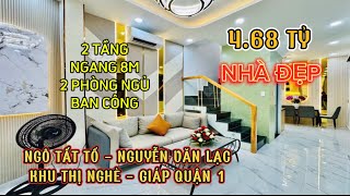 NEXT TO DISTRICT 1 \& NGHE AREA - BEAUTIFUL HOUSE 8M WIDE, ONLY OVER 4 BILLION, NEAR STREET FRONTAGE