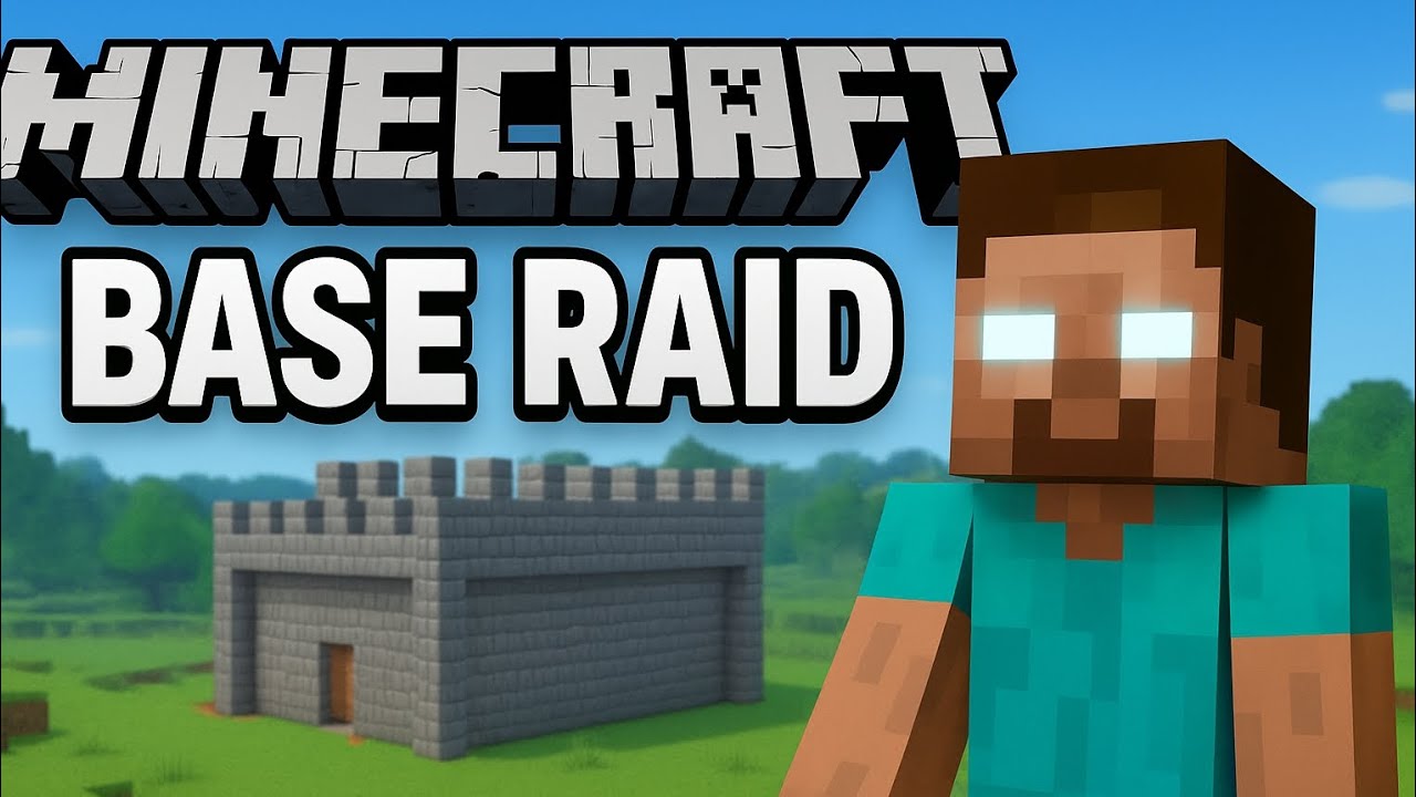 Minecraft Base Raid Mod Base raiding on a Minecraft smp! #minecraft #baseraid - YouTube
