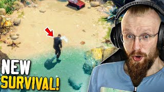 NEW Zombie Survival on The Island! - LOST in Blue