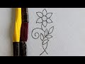 Easy Flower Hand Embroidery Pattern,Magic of Needlework,Round Flower Embroidery Tutorial forBeginner