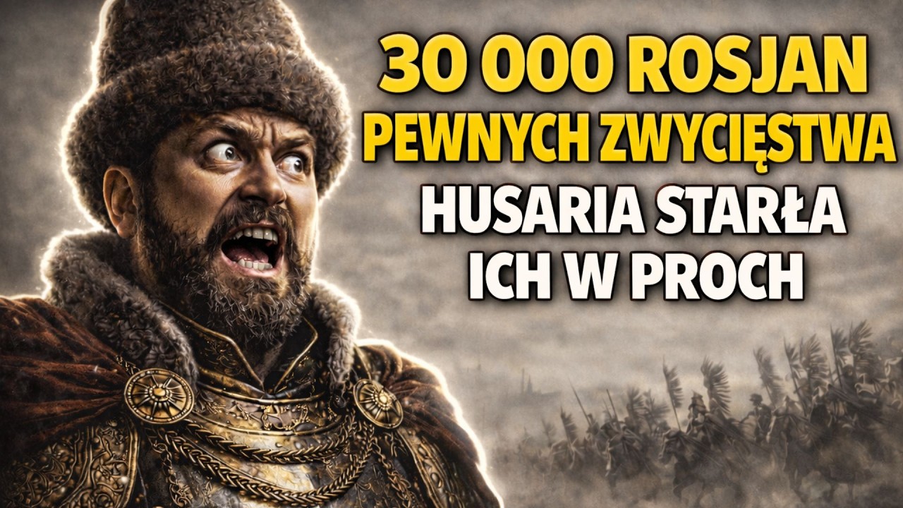 30 000 ROSJAN PEWNYCH ZWYCIĘSTWA. HUSARIA ROZBIŁA ICH W JEDNO POŁUDNIE
