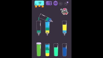 Cups - Water Sort Puzzle Level 17 ⭐️⭐️