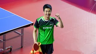 Joo Sae-Hyuk Vs. Jang Seong-Il 2019 Gojin Motors Championships Singles Round Of 16 Highlights