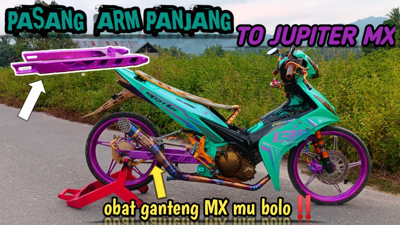 PASANG LONG ARM MODIF KE JUPITER MX ‼️ Jupiter MX old Jupiter‼️ - YouTube
