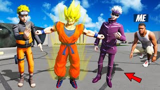 I Stole Naruto, Goku & Satoru Gojo Suits In Gta 5