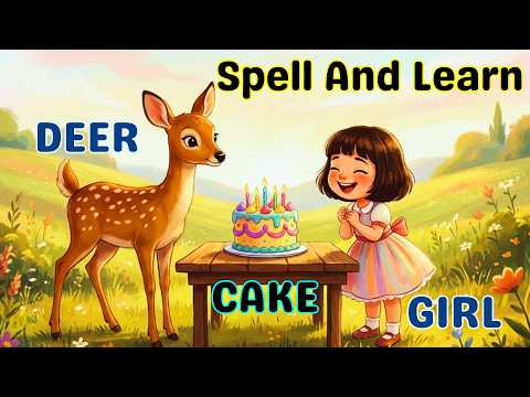 Learn ABCD | Basic English | 4 Letter Words | Toddlers | Reading | Simple Words | ABC Song | Rhymes